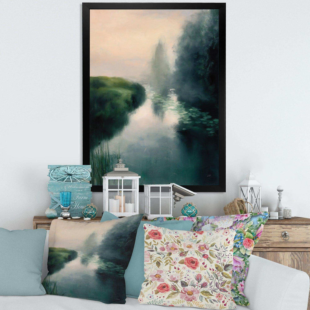 Twilight Fog Lakeshore