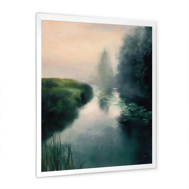 Twilight Fog Lakeshore