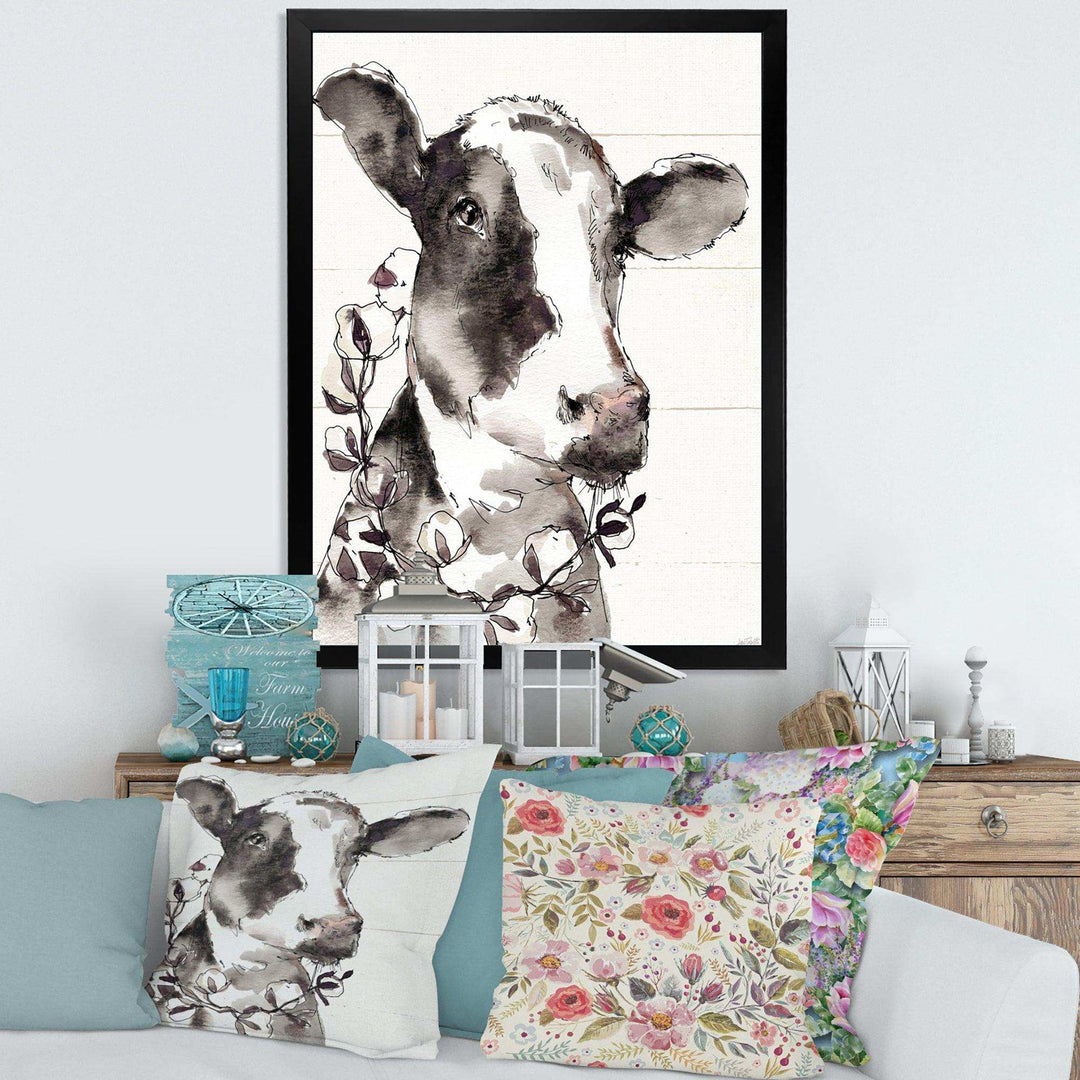 Cow Portrait Country Life