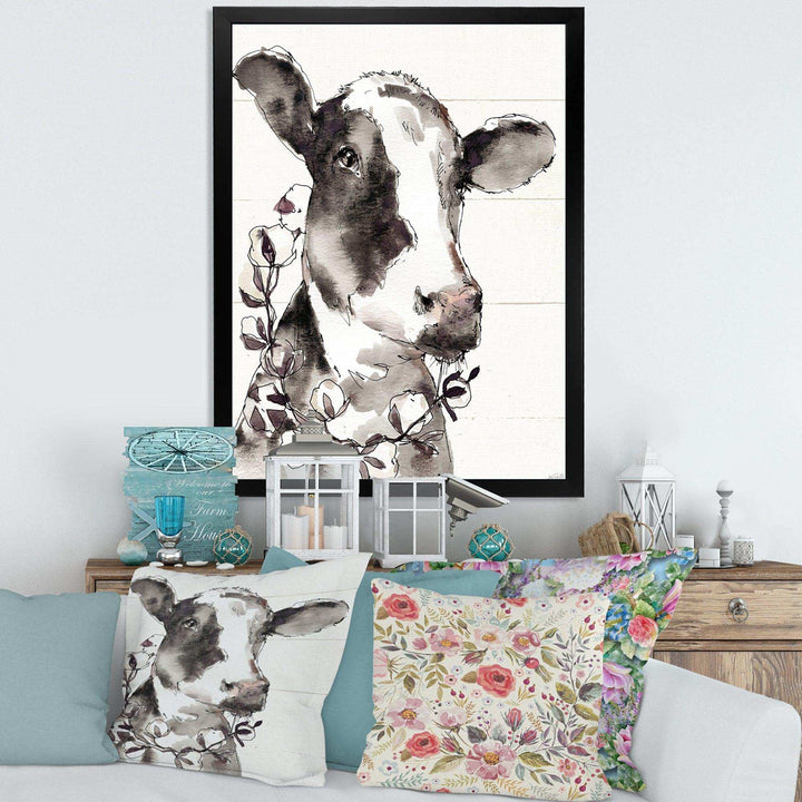 Cow Portrait Country Life