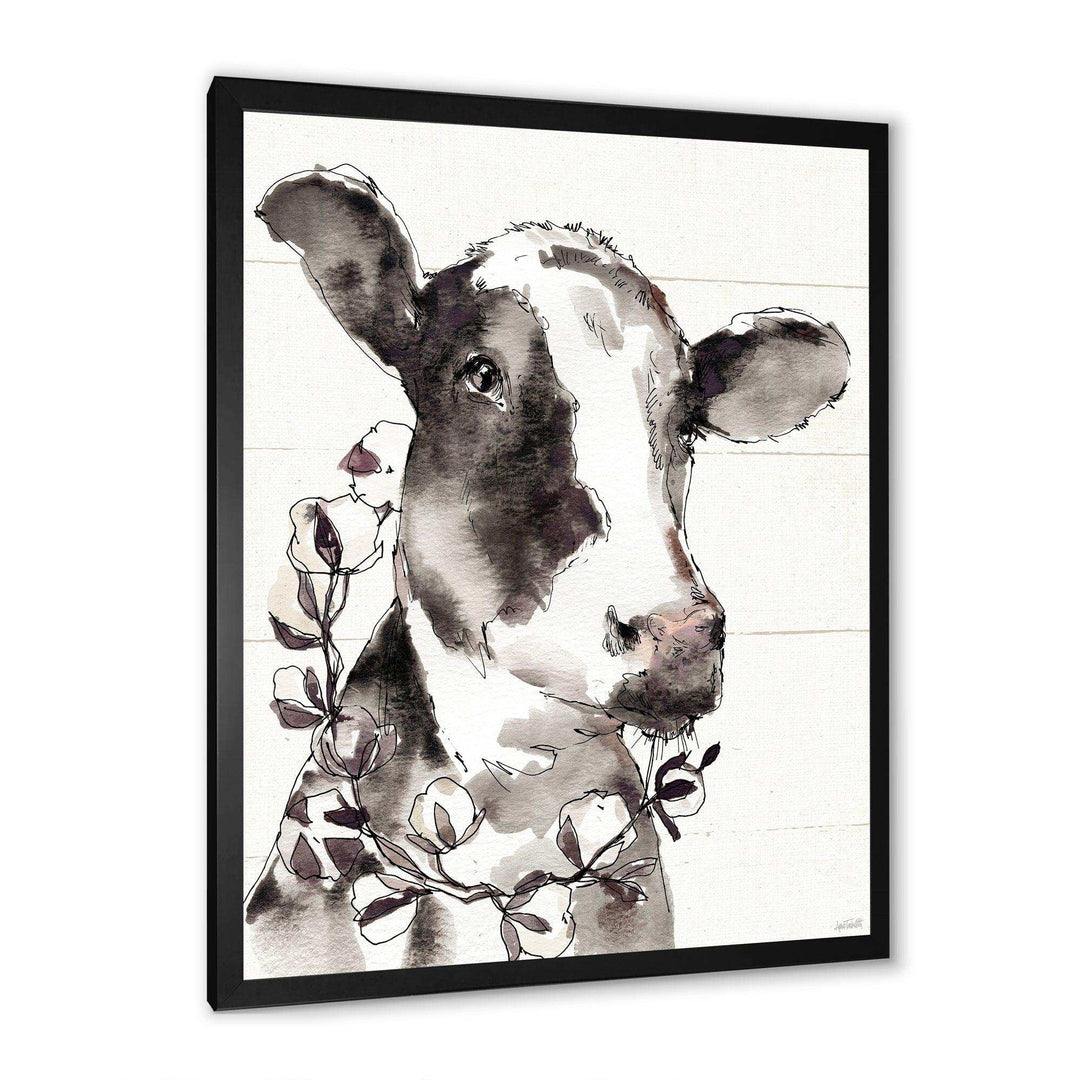 Cow Portrait Country Life