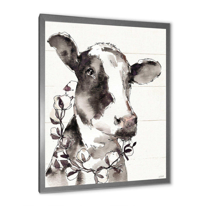 Cow Portrait Country Life