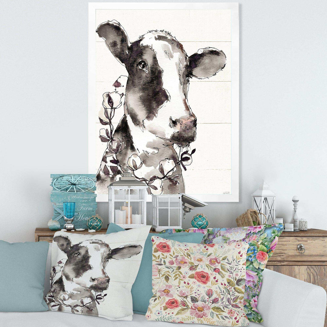 Cow Portrait Country Life