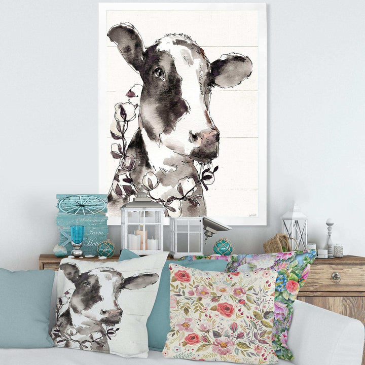 Cow Portrait Country Life