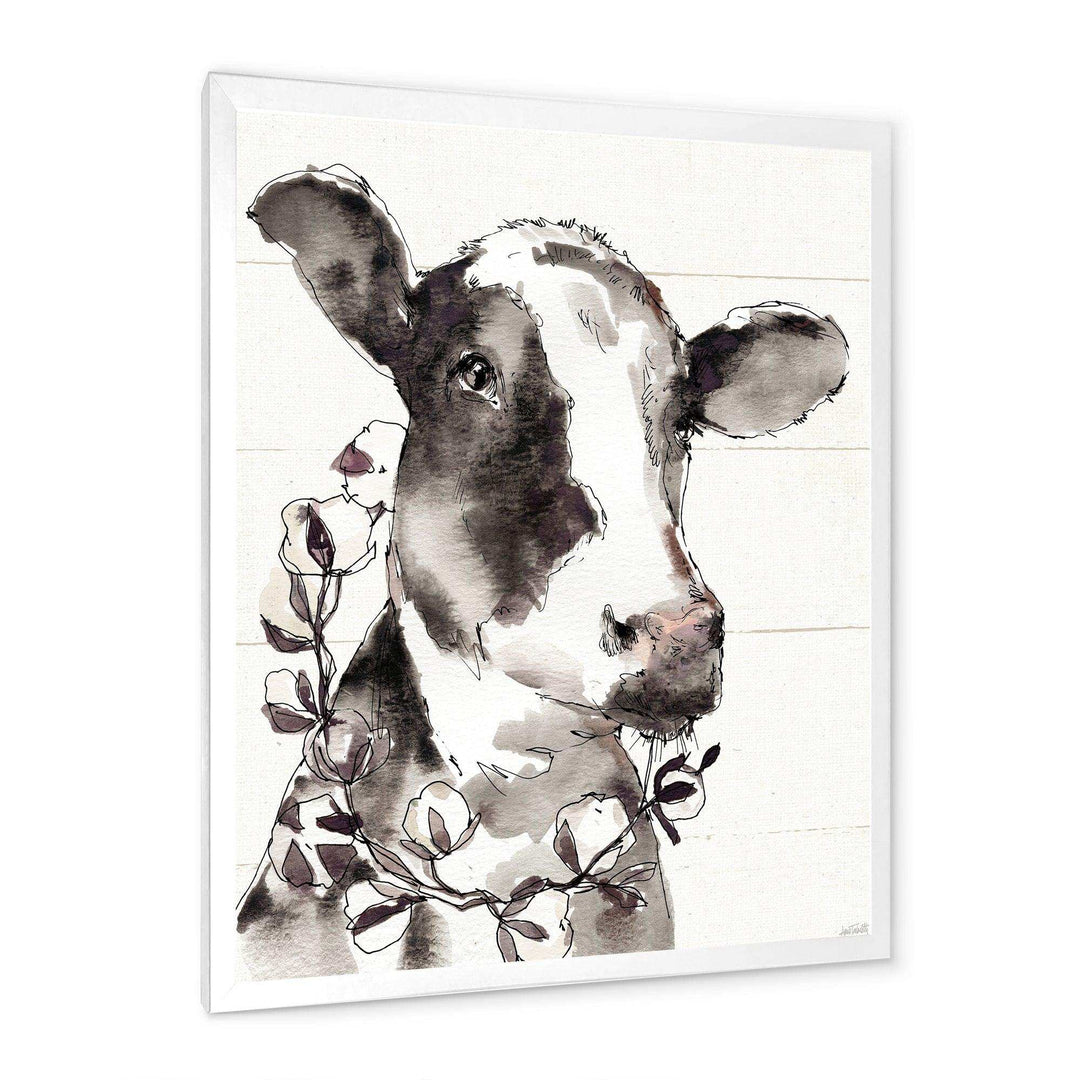 Cow Portrait Country Life