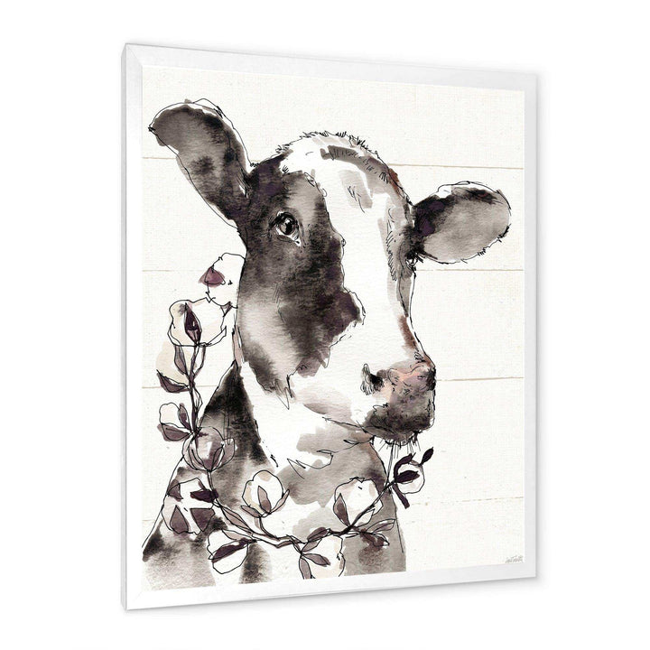 Cow Portrait Country Life