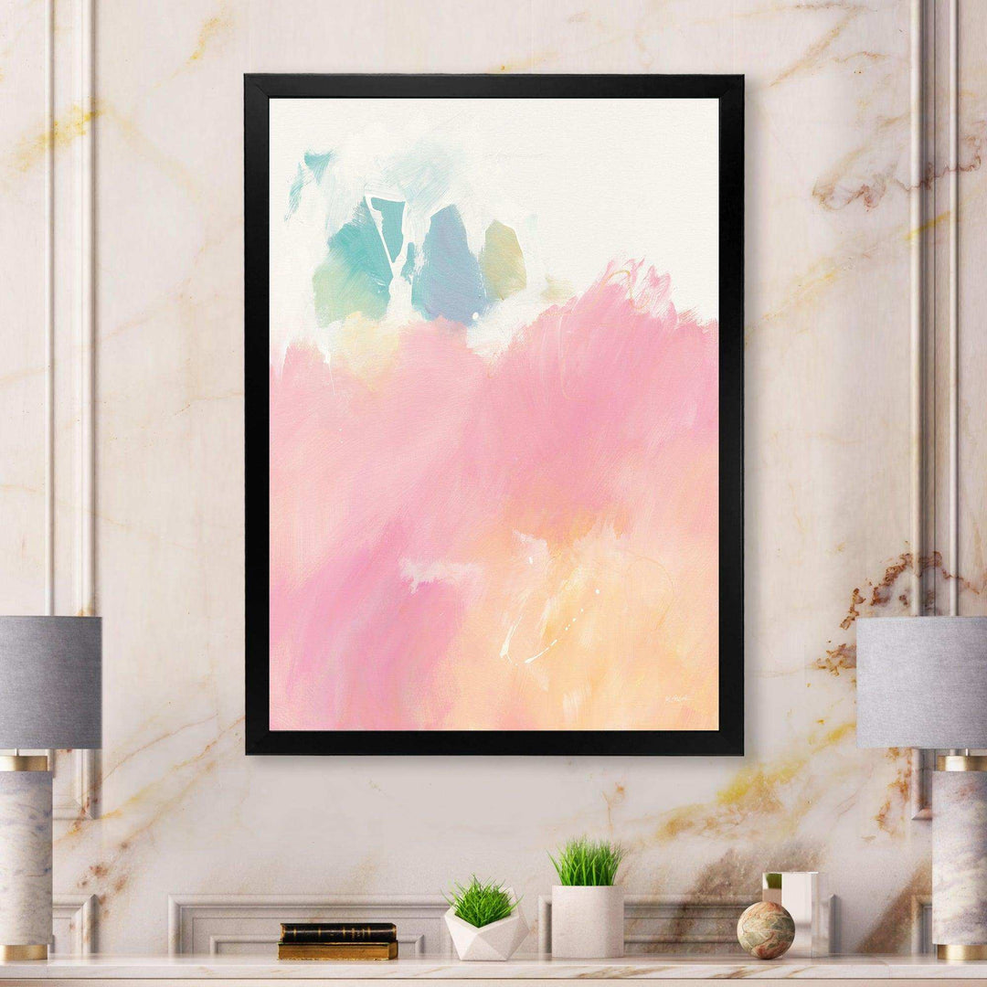 Pink Dream - Modern Living Room Wall Decor