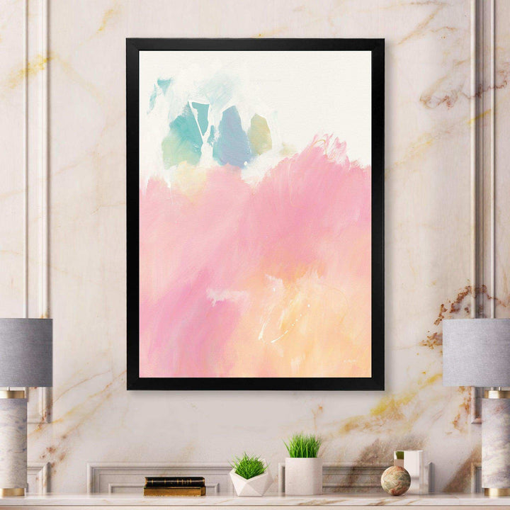 Pink Dream - Modern Living Room Wall Decor