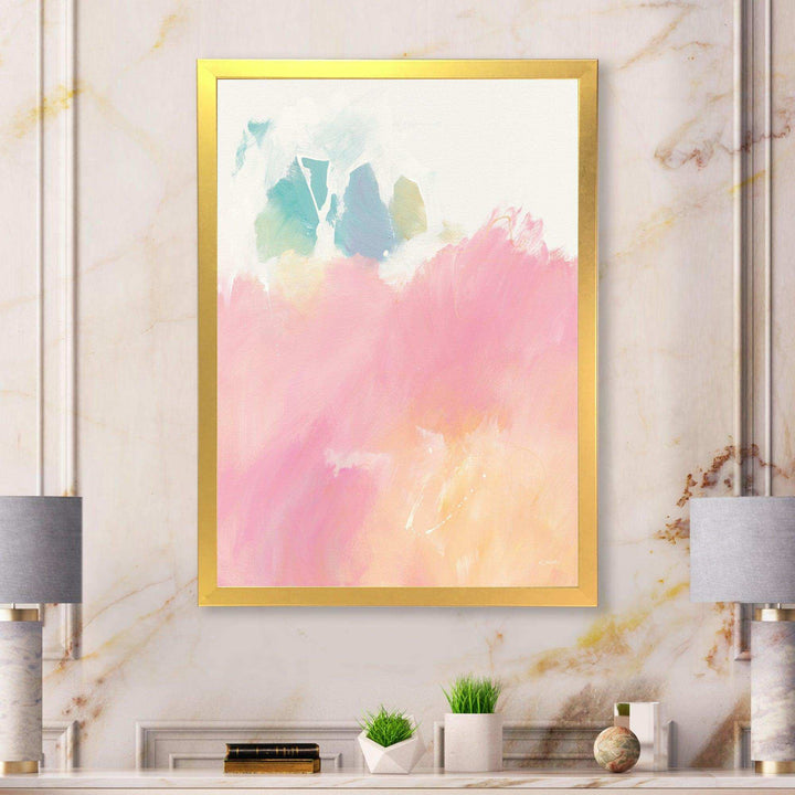 Pink Dream - Modern Living Room Wall Decor