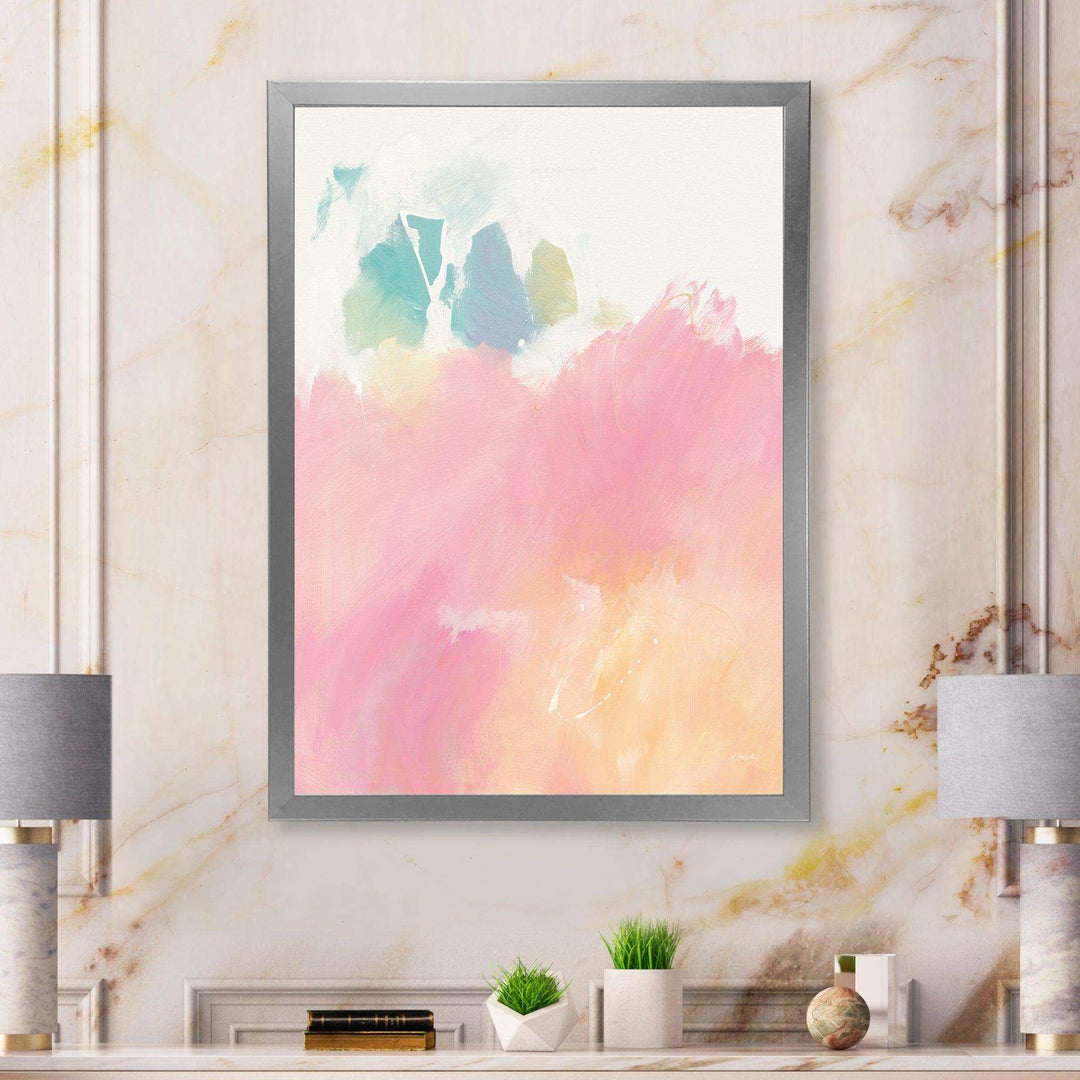 Pink Dream - Modern Living Room Wall Decor