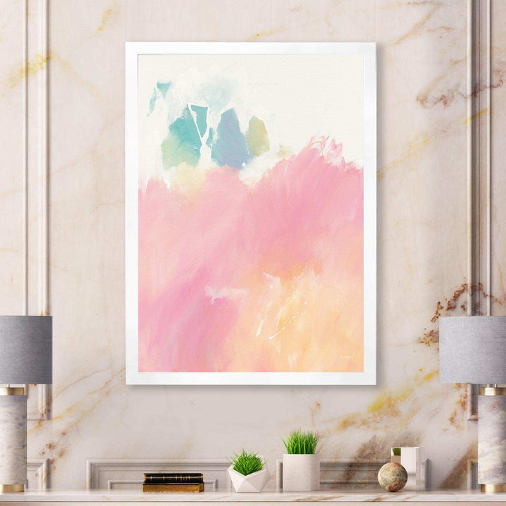 Pink Dream - Modern Living Room Wall Decor