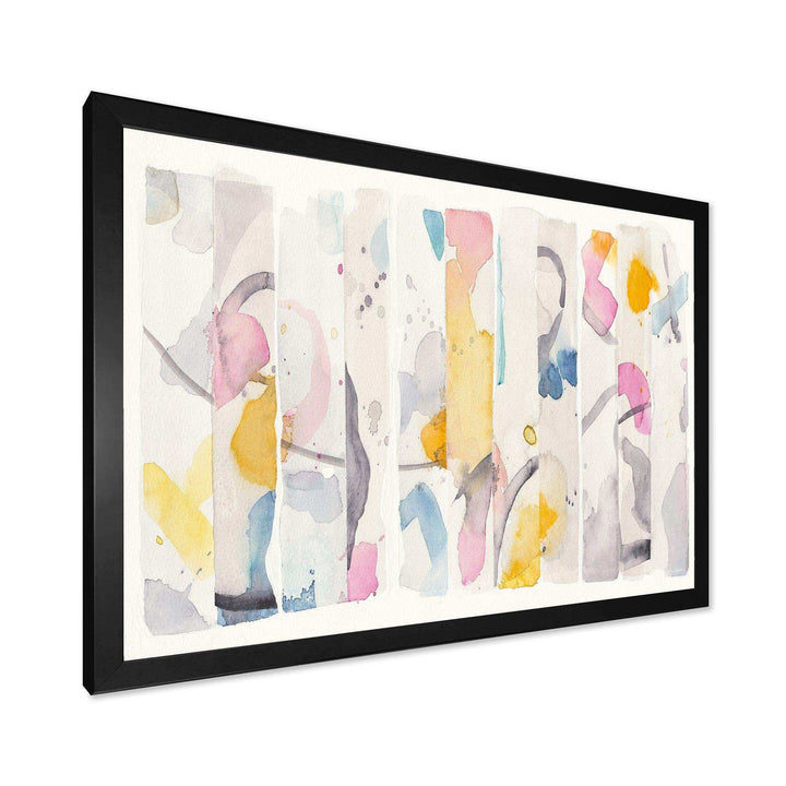 Multi-Color Geometric Bars II - Modern Wall Art Prints