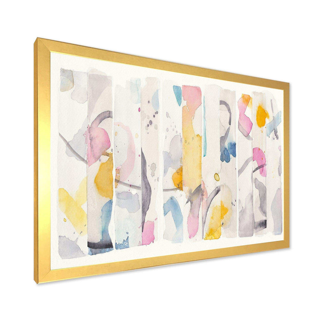 Multi-Color Geometric Bars II - Modern Wall Art Prints