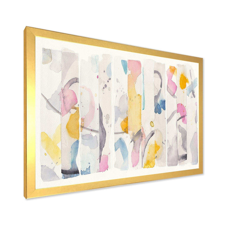 Multi-Color Geometric Bars II - Modern Wall Art Prints