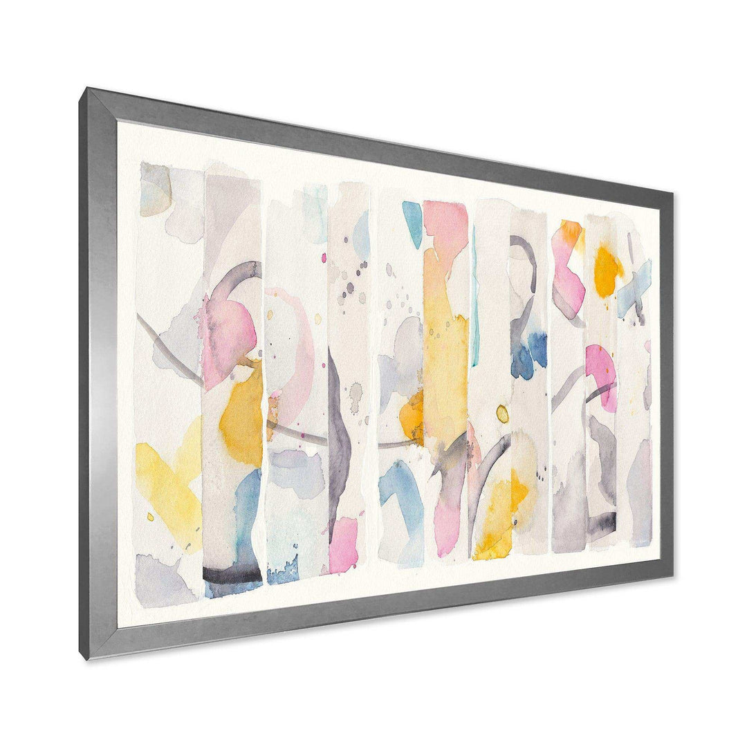 Multi-Color Geometric Bars II - Modern Wall Art Prints