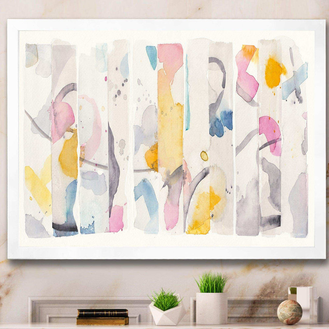 Multi-Color Geometric Bars II - Modern Wall Art Prints