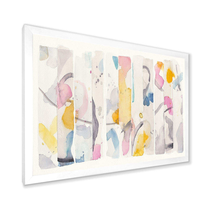 Multi-Color Geometric Bars II - Modern Wall Art Prints