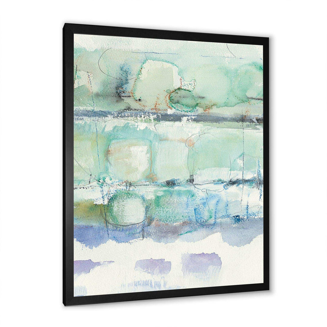 Blue Abstract Panel I - Modern Canvas Wall Art