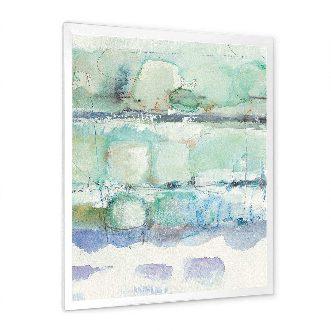 Blue Abstract Panel I - Modern Canvas Wall Art
