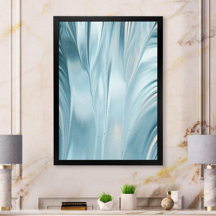 Blue Modern Water III - Modern Canvas Wall Art