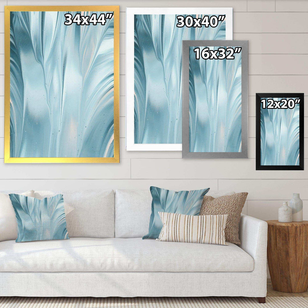 Blue Modern Water III - Modern Canvas Wall Art