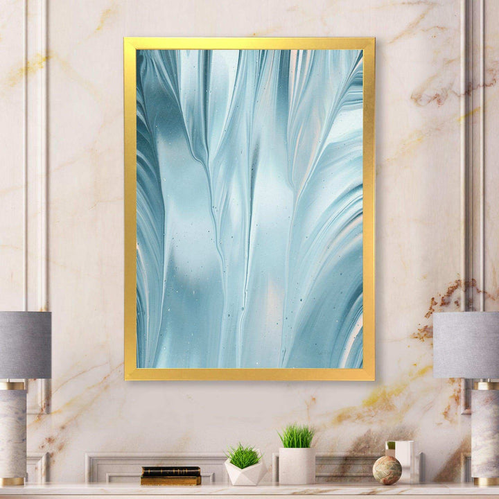 Blue Modern Water III - Modern Canvas Wall Art
