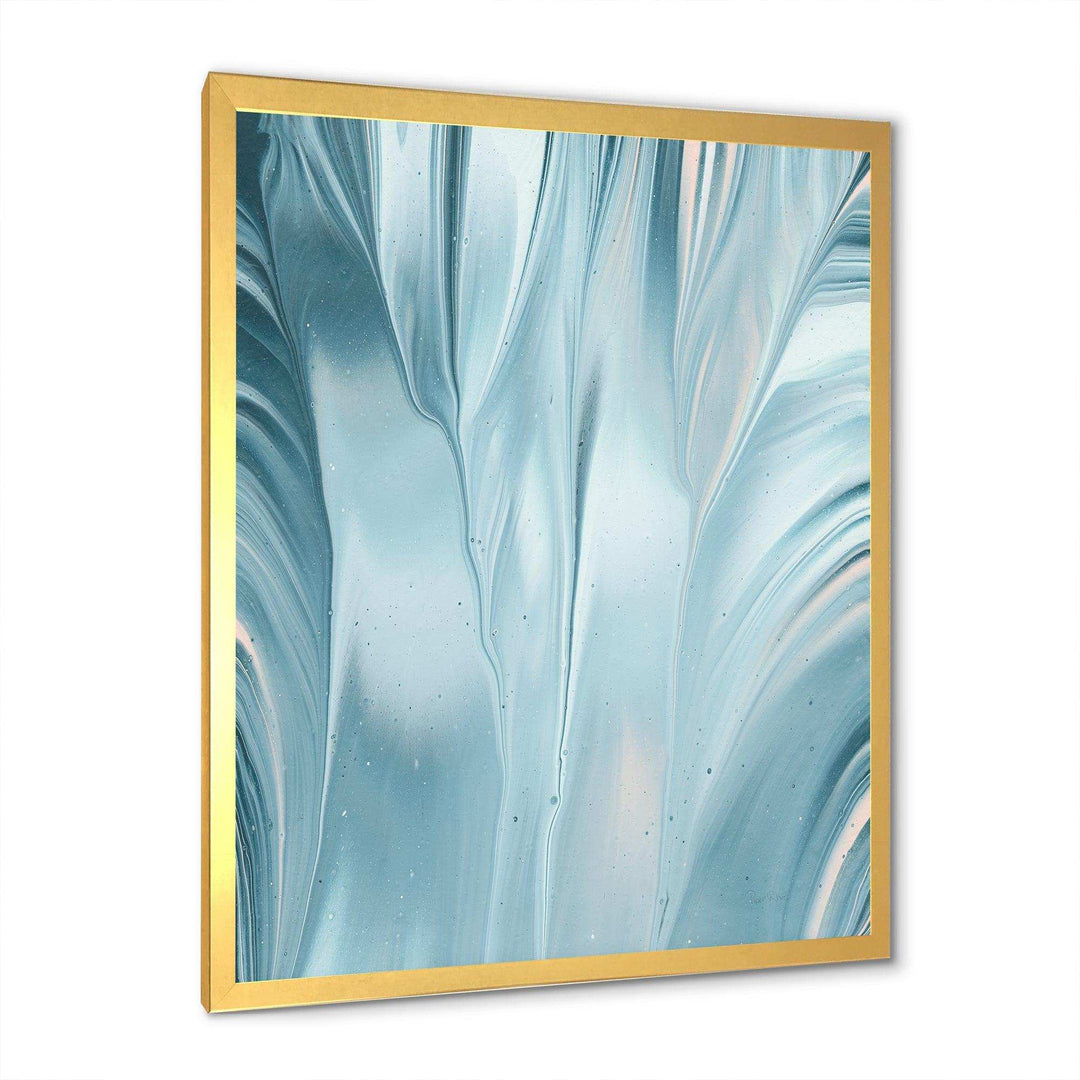 Blue Modern Water III - Modern Canvas Wall Art