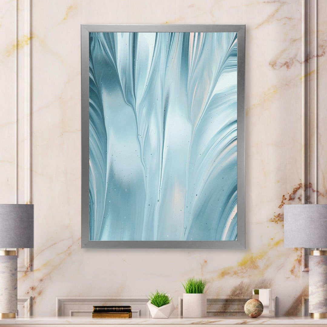 Blue Modern Water III - Modern Canvas Wall Art