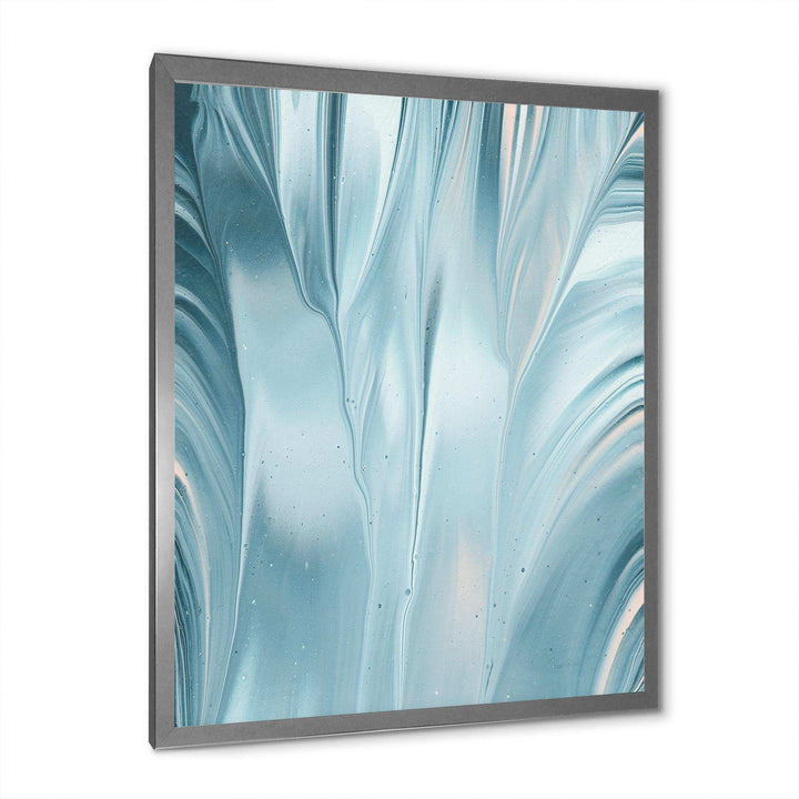 Blue Modern Water III - Modern Canvas Wall Art
