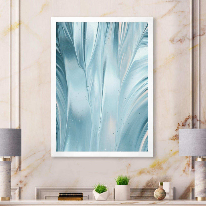 Blue Modern Water III - Modern Canvas Wall Art