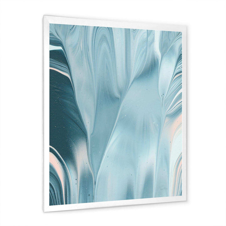 Blue Modern Water I - Modern Bedroom Wall Art