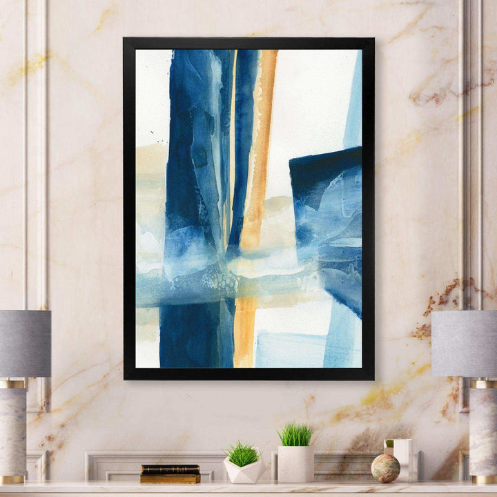Indigo Panel IV - Modern Wall Art Prints