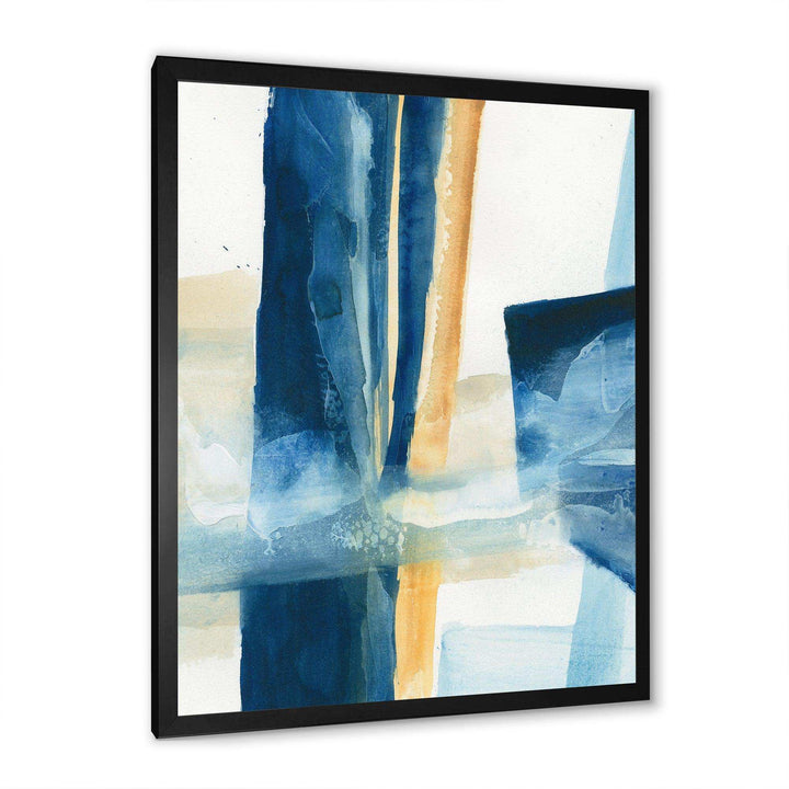 Indigo Panel IV - Modern Wall Art Prints