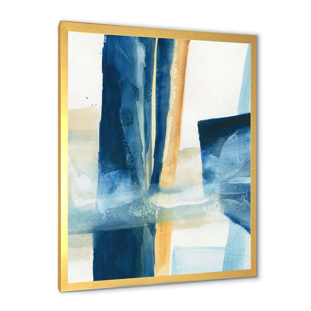 Indigo Panel IV - Modern Wall Art Prints