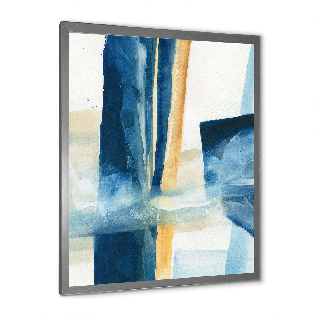 Indigo Panel IV - Modern Wall Art Prints