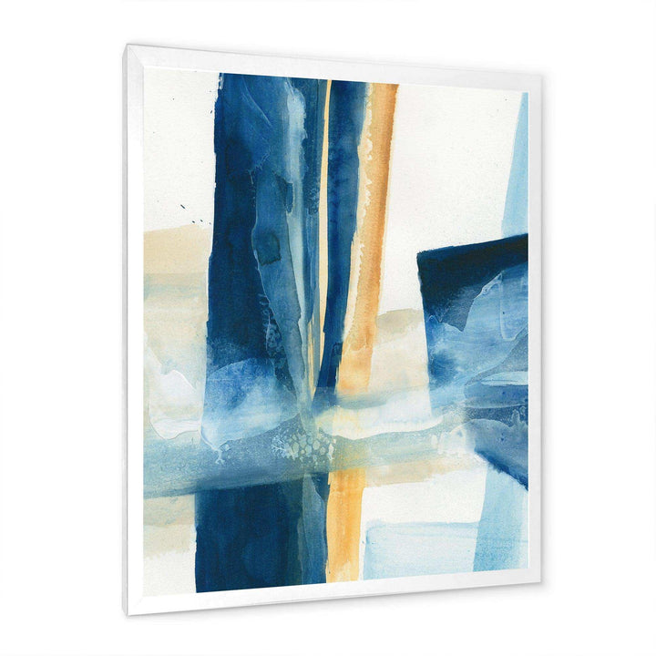 Indigo Panel IV - Modern Wall Art Prints