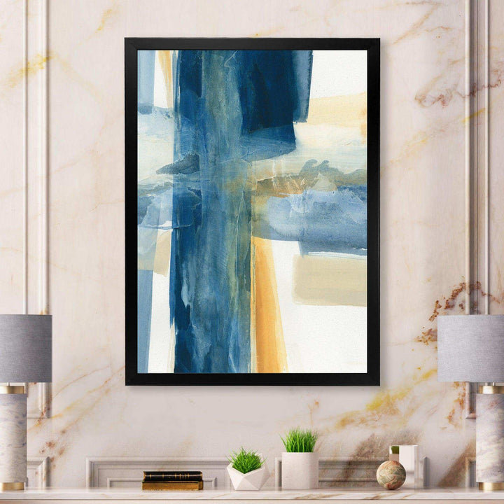 Indigo Panel VI - Modern Wall Art Prints