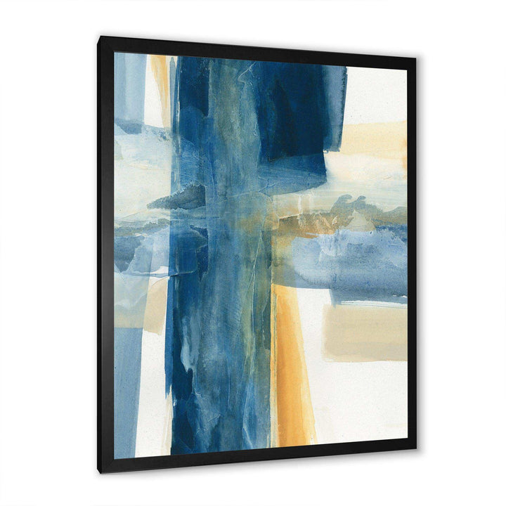 Indigo Panel VI - Modern Wall Art Prints