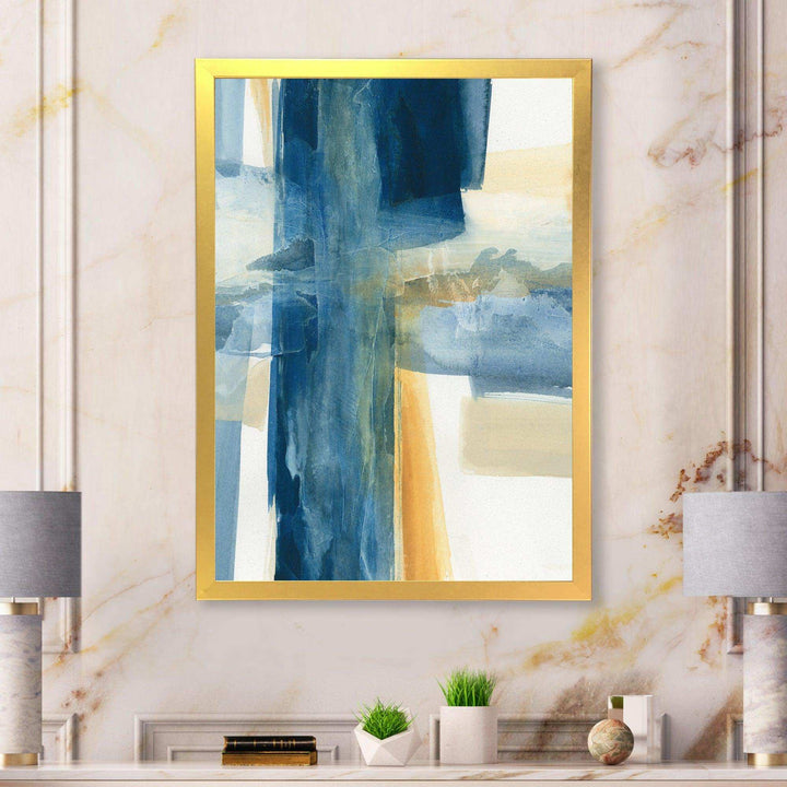 Indigo Panel VI - Modern Wall Art Prints