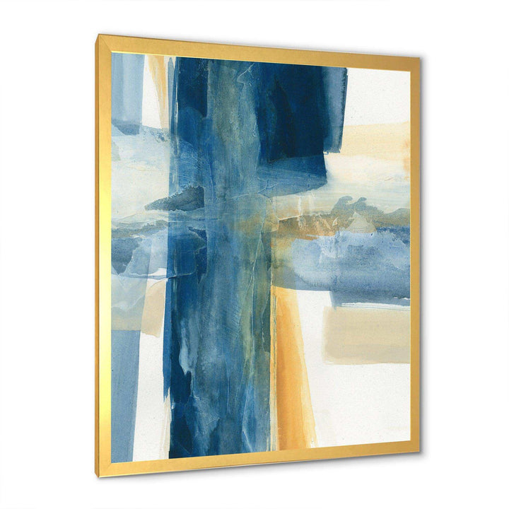 Indigo Panel VI - Modern Wall Art Prints