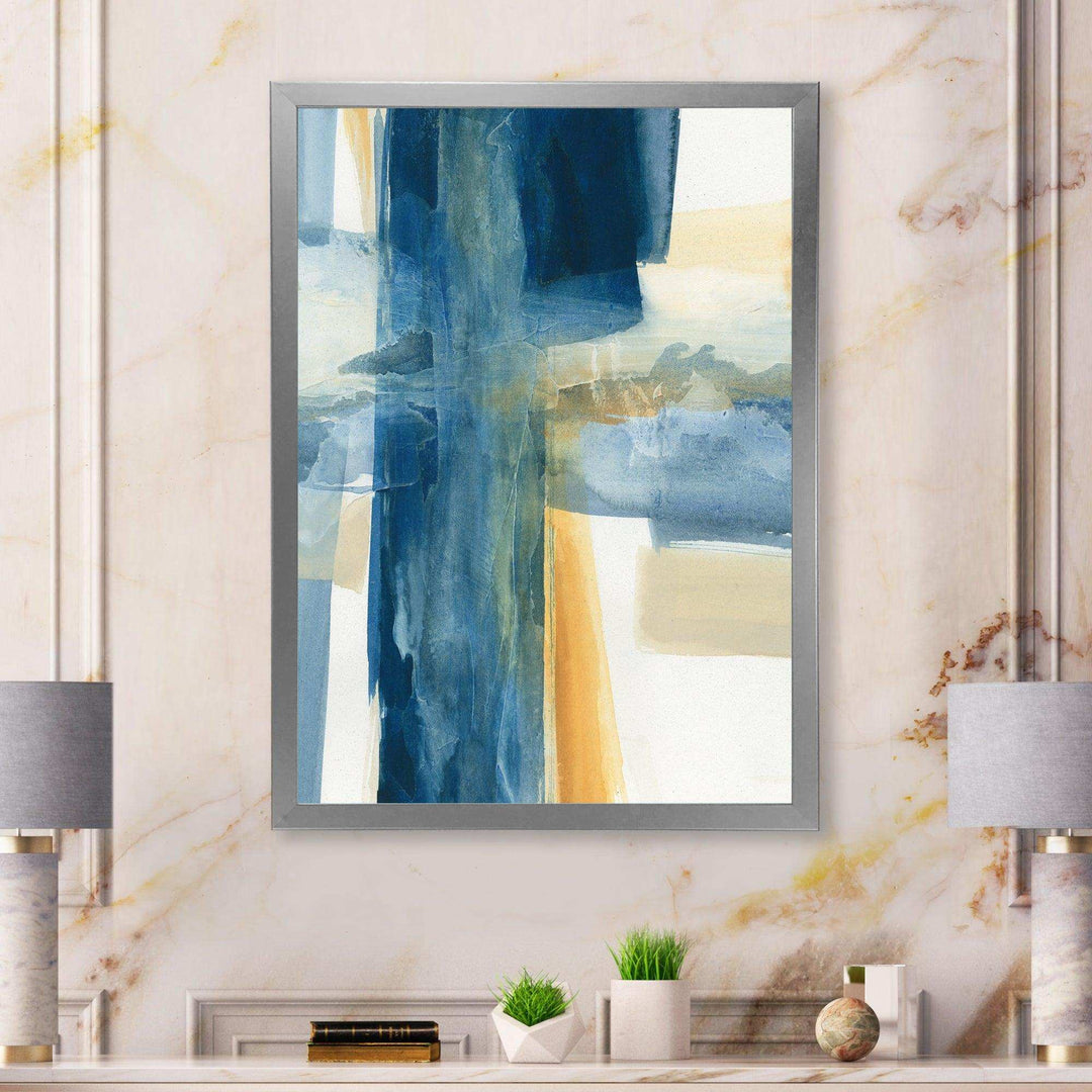 Indigo Panel VI - Modern Wall Art Prints