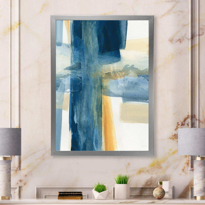Indigo Panel VI - Modern Wall Art Prints