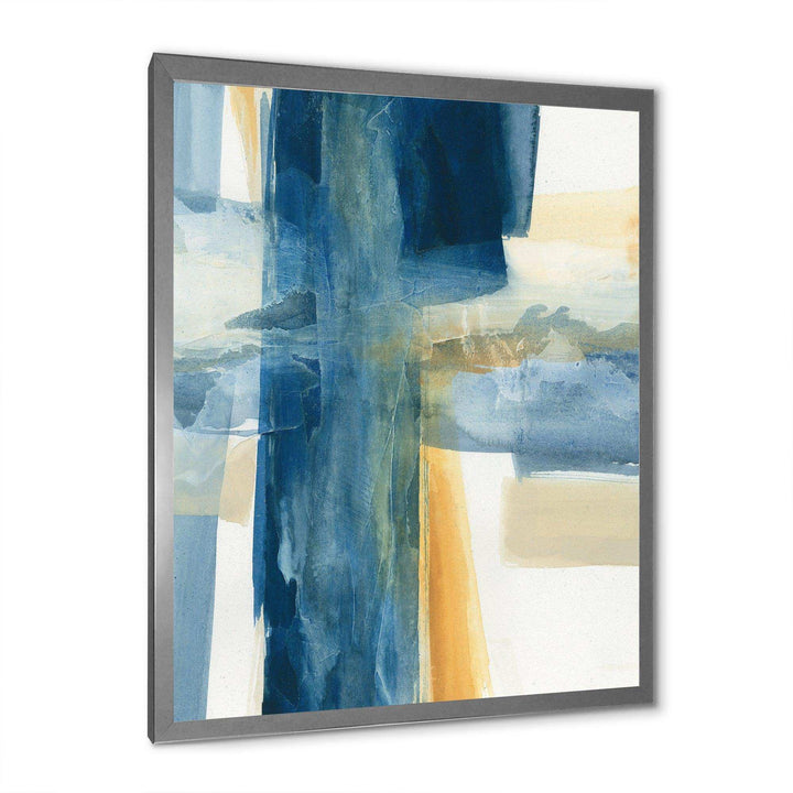 Indigo Panel VI - Modern Wall Art Prints