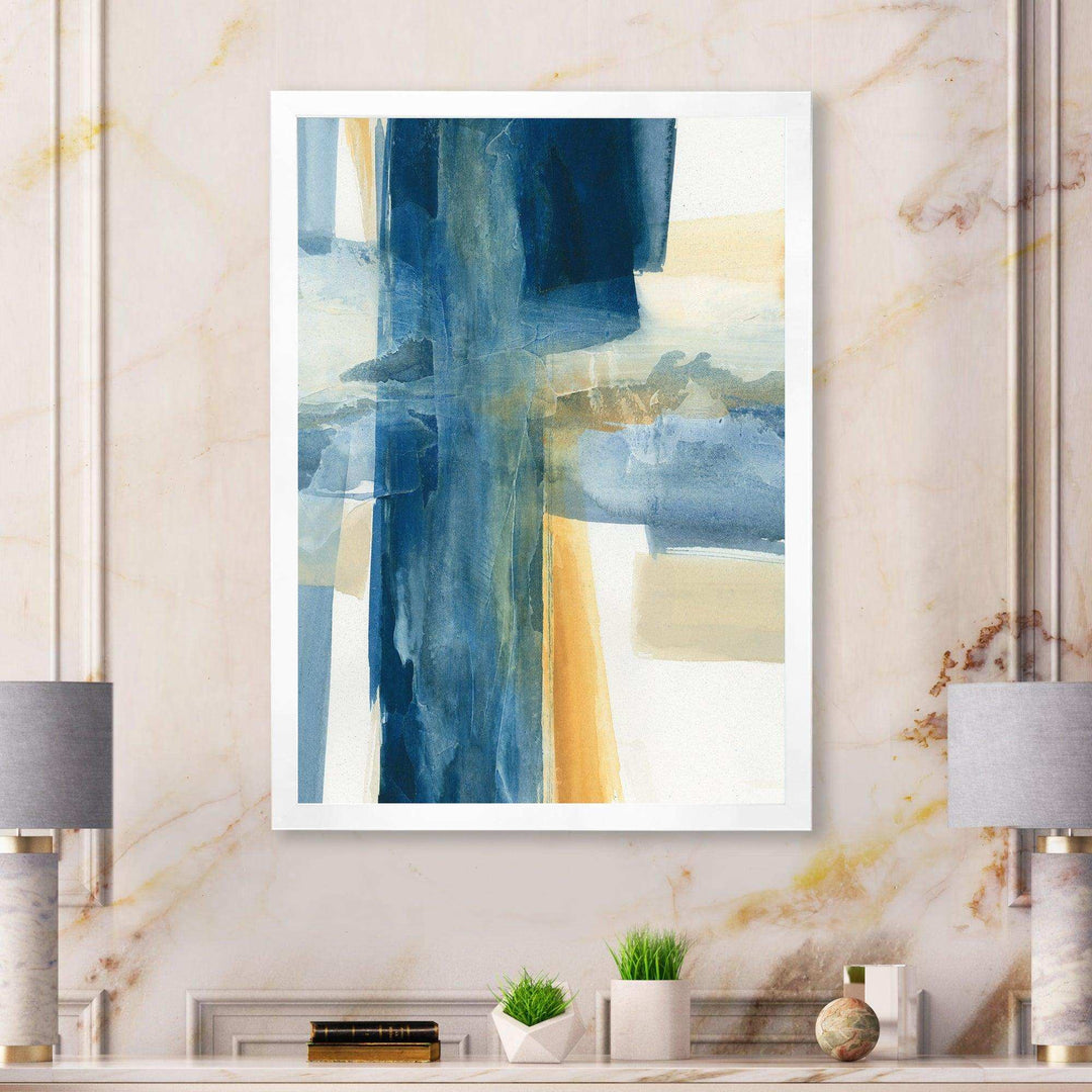 Indigo Panel VI - Modern Wall Art Prints