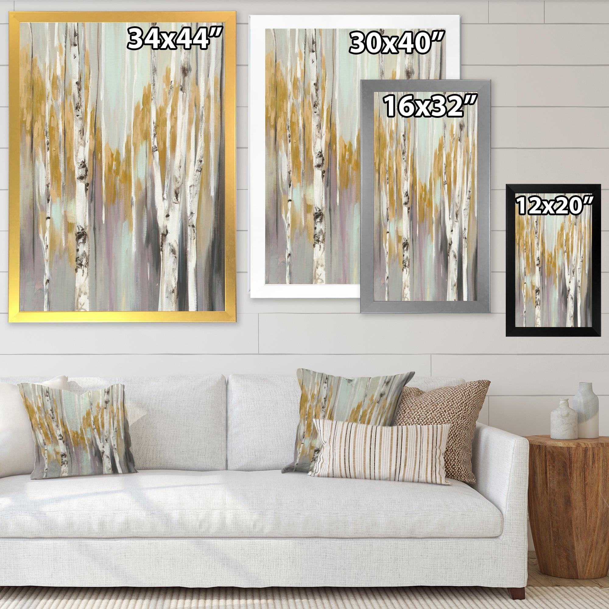 Silver and Yellow Birch Forest II