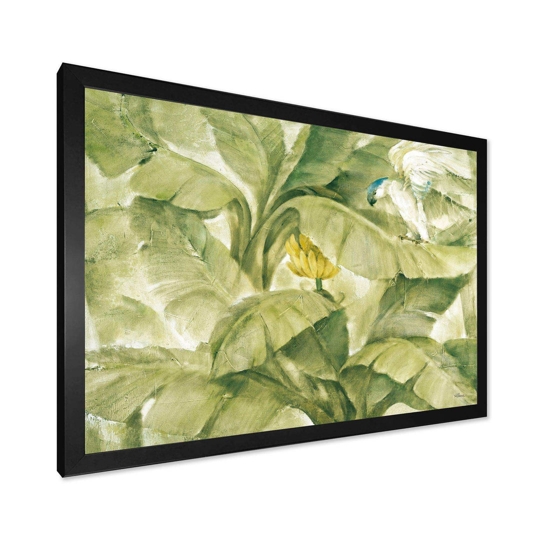Tropical Canopy II Green - Farmhouse Living Room Wall Decor
