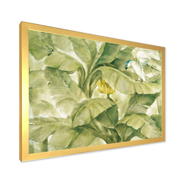 Tropical Canopy II Green - Farmhouse Living Room Wall Decor