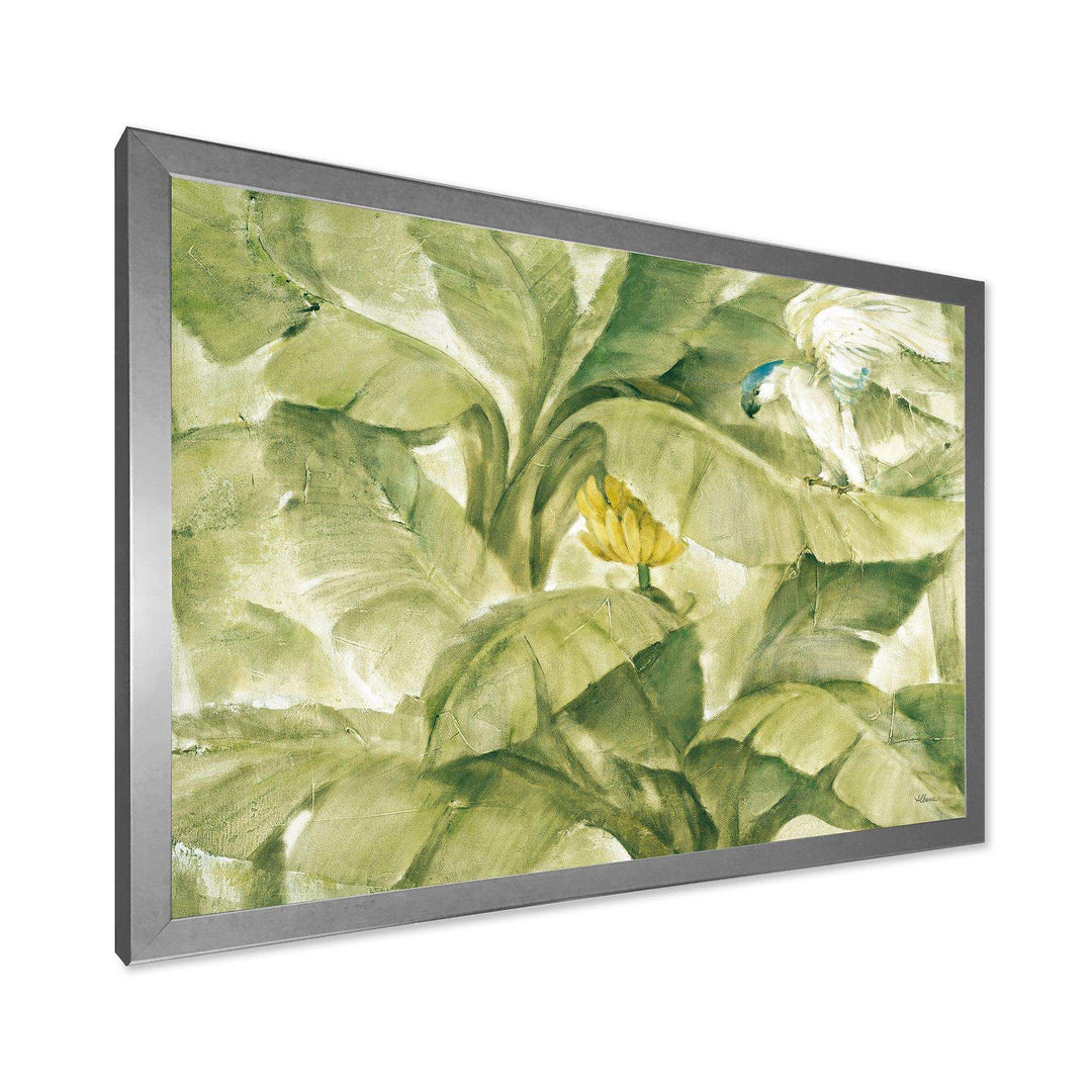 Tropical Canopy II Green - Farmhouse Living Room Wall Decor