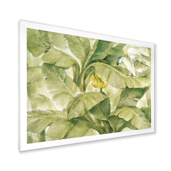 Tropical Canopy II Green - Farmhouse Living Room Wall Decor