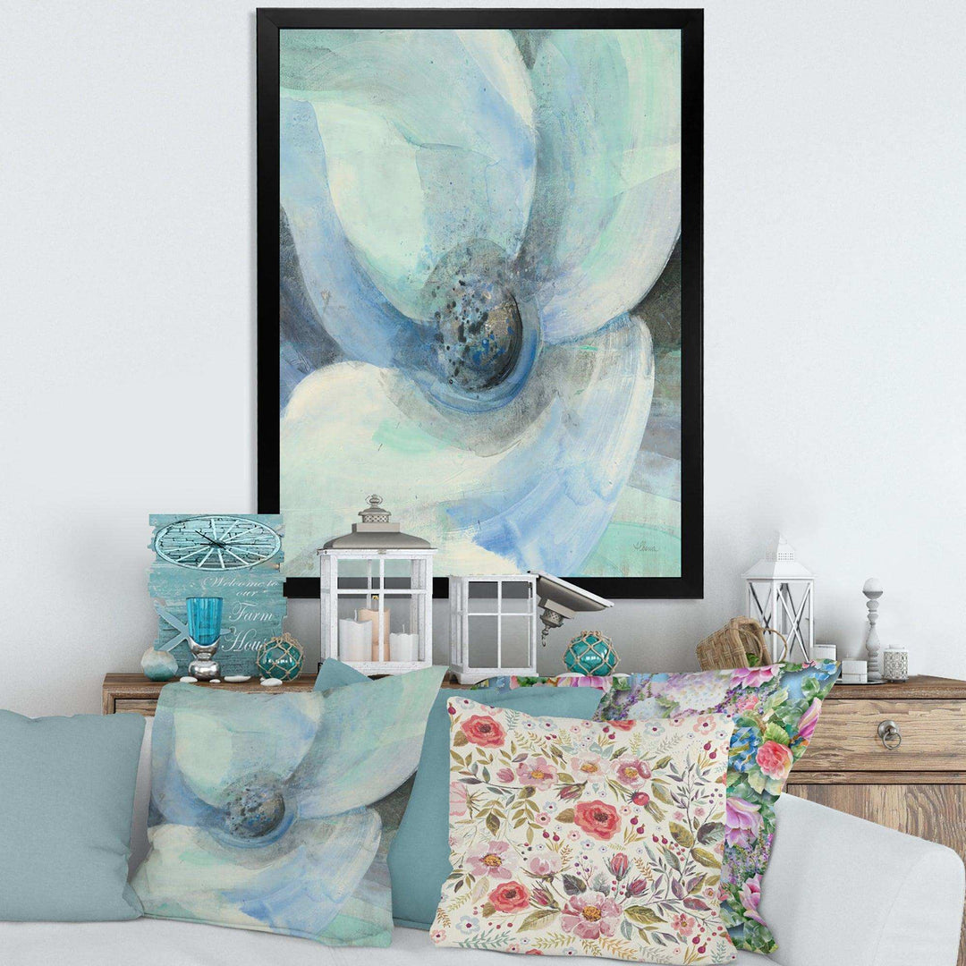 Watercolor Moonlight Magnolia II - Farmhouse Wall Art Prints